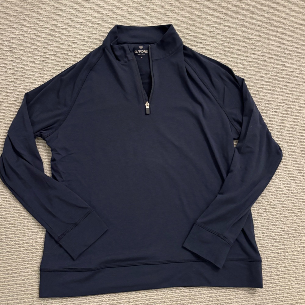G/FORE Black Quarter-Zip Pullover